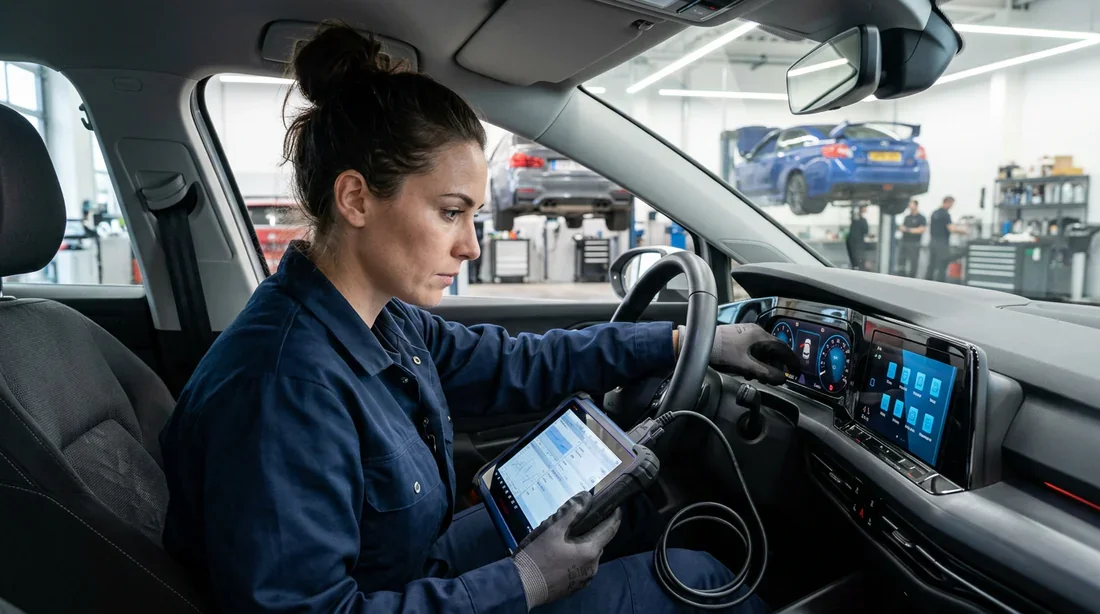 Diagnostic électronique automobile par un professionnel