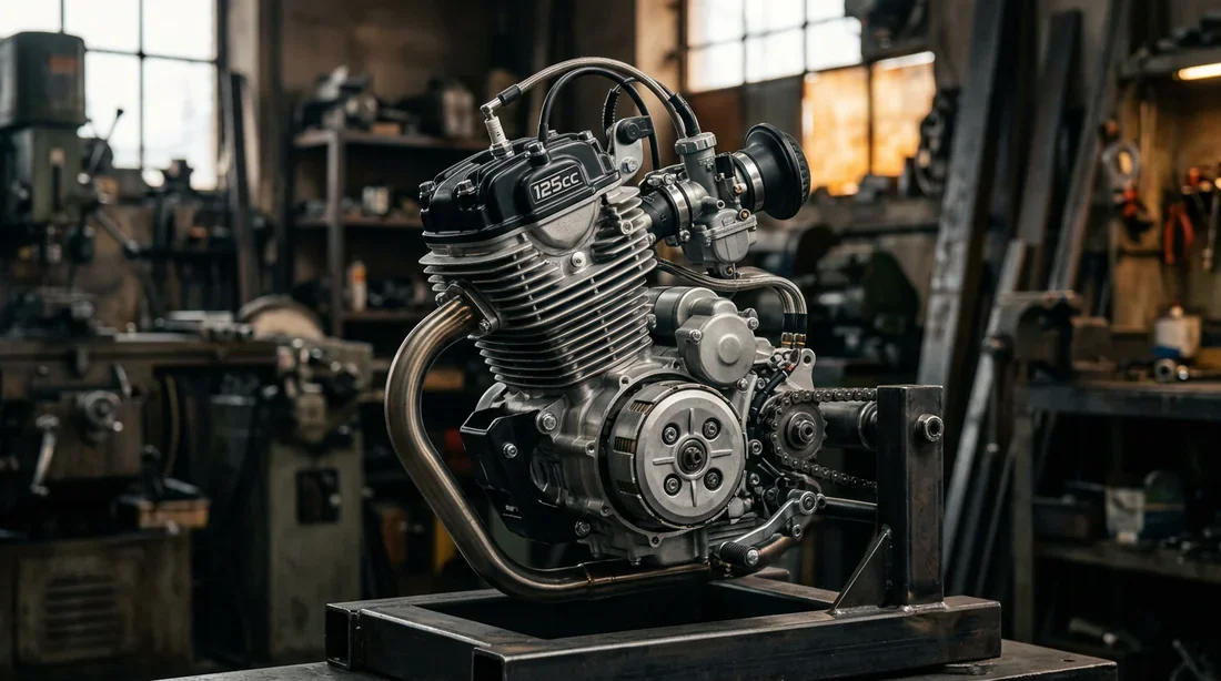 Moteur de moto 125cc haute performance